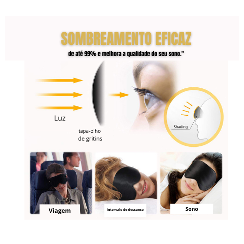 Máscara para Dormir - ConfortoOffice