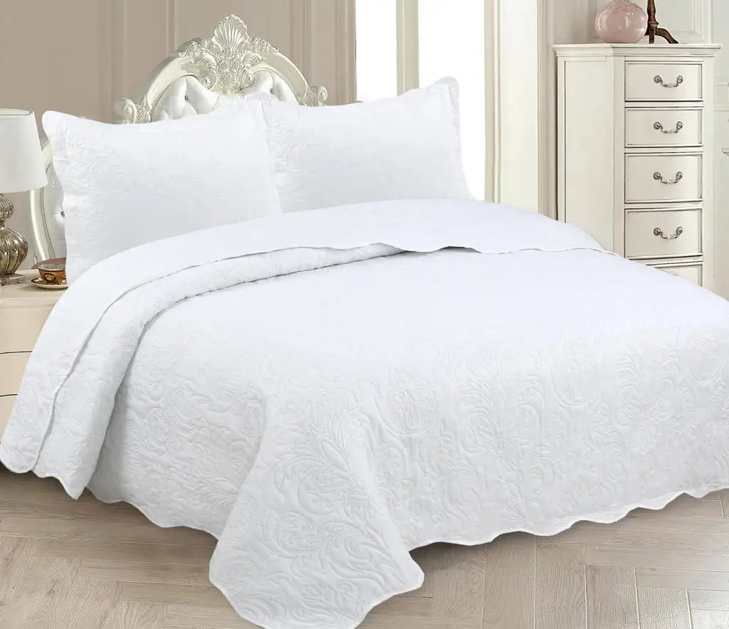 Cobre leito - Casal - Dupla Face - Micro Percal - 3 Peças