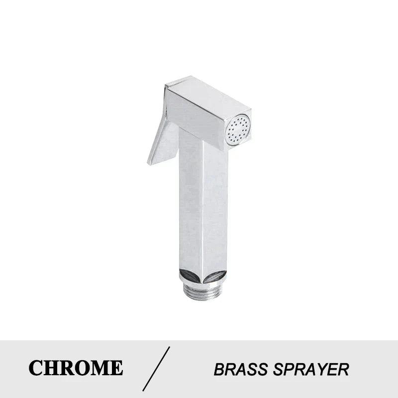 Pulverizador De Banheiro - Portátil Preto - Aço Maciço