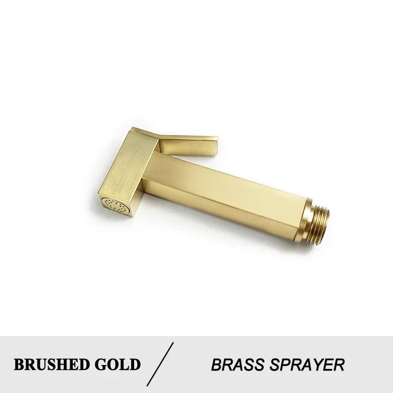 Pulverizador De Banheiro - Portátil Preto - Aço Maciço