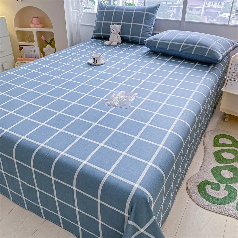 Lençol de Algodão Xadrez Kasa e Co – Estilo e Conforto para sua Cama