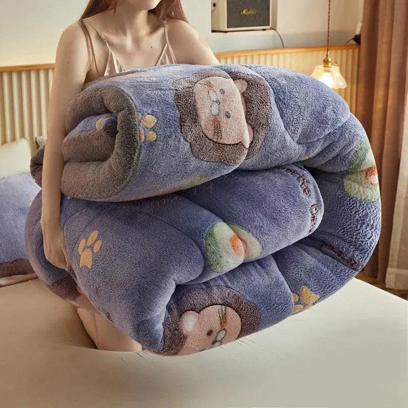 Edredom Premium Dupla Face - Lã de Cordeiro Luxuosa