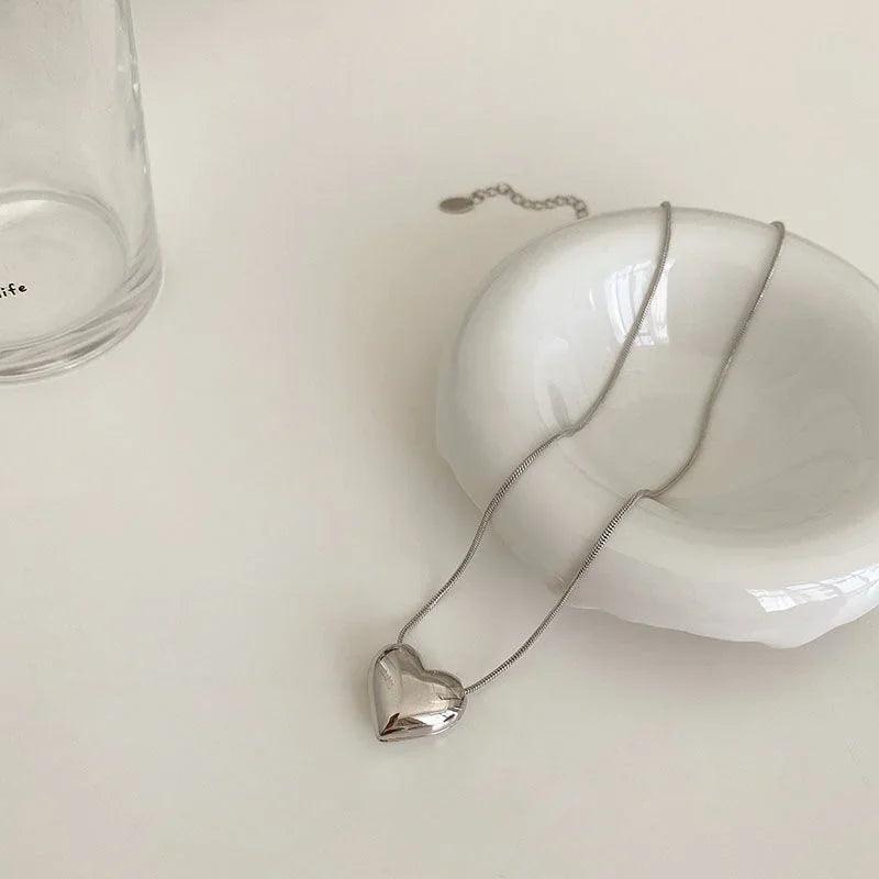 Colar de coração - Delicado - Banho em ouro 18k