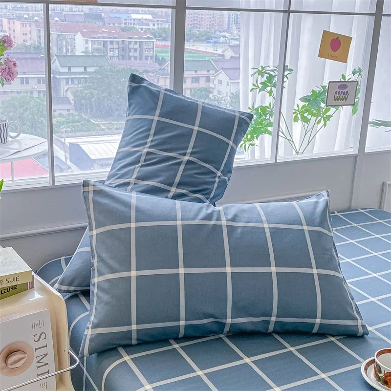 Lençol de Algodão Xadrez Kasa e Co – Estilo e Conforto para sua Cama