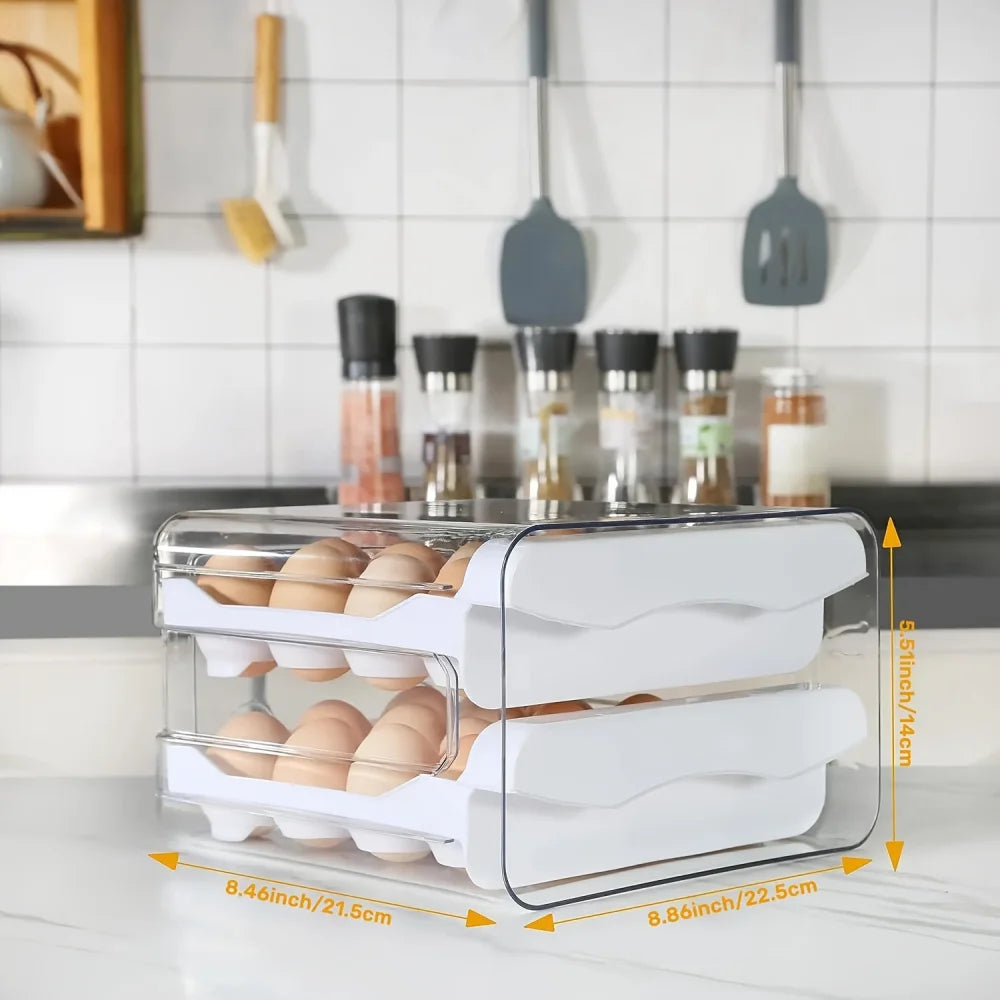 Duplo Gaveteiro Organizador Porta ovos