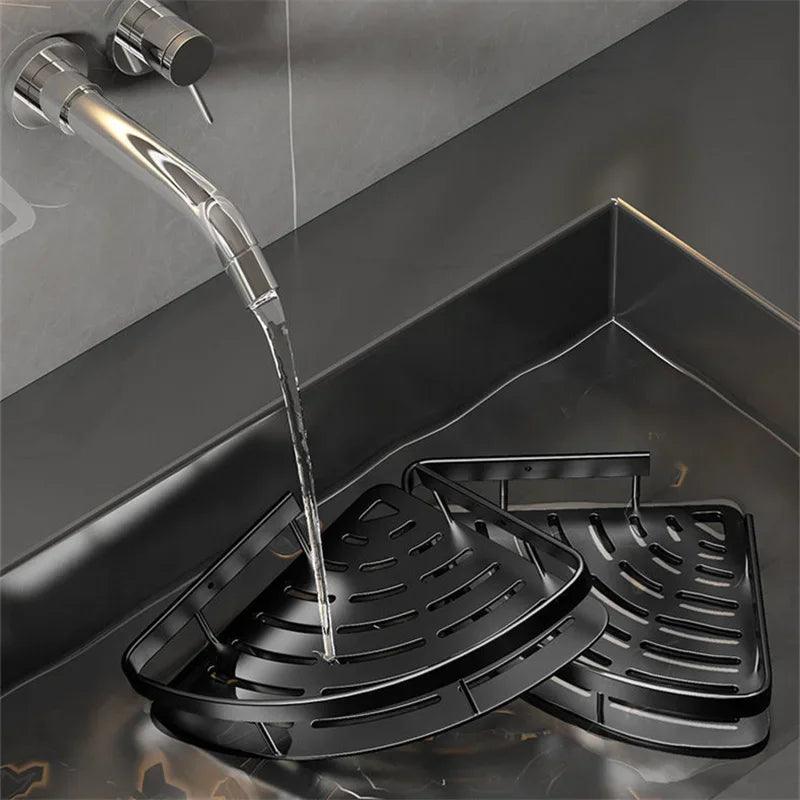 Prateleira para quinas - Alumínio Escovado - Cozinha - Banheiros - Compre 1 leve 2