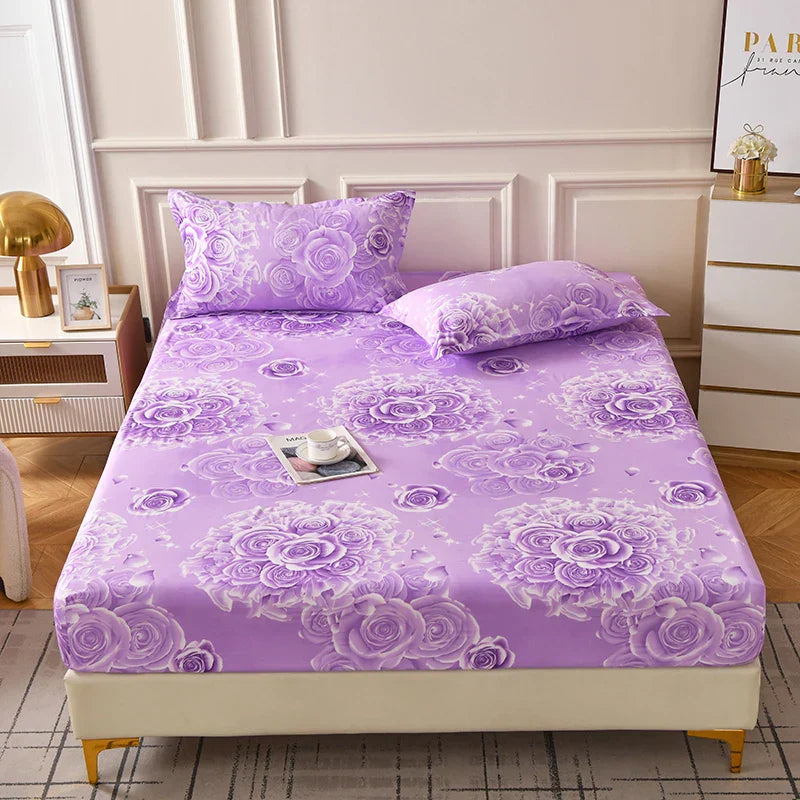 Lençol de Cama com Elástico – Toque Suave, Estilo Simples