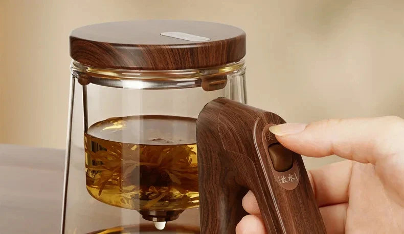 Bule de Vidro com Infusor - Para Cafés e Chás