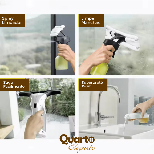 UltraClean 4 em 1 – Limpa, Suga, Seca e Dá Brilho - Brinde na compra