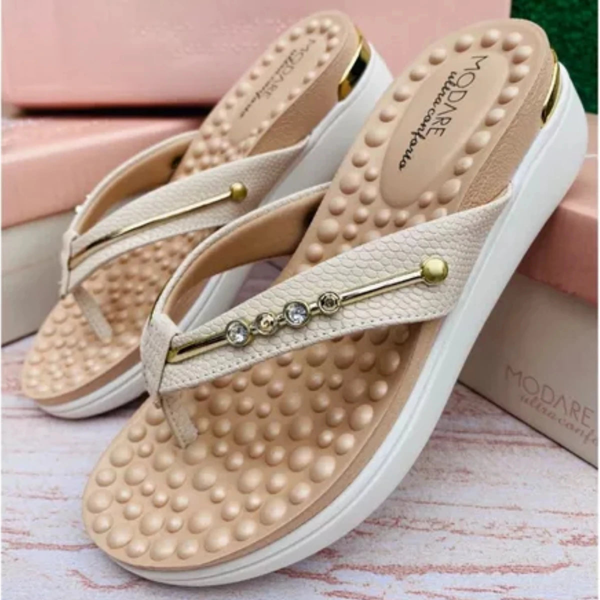 Compre 1 leve 2 - Sandália Modare UltraConfort - Ortopédica - [OFERTA RELÂMPAGO]