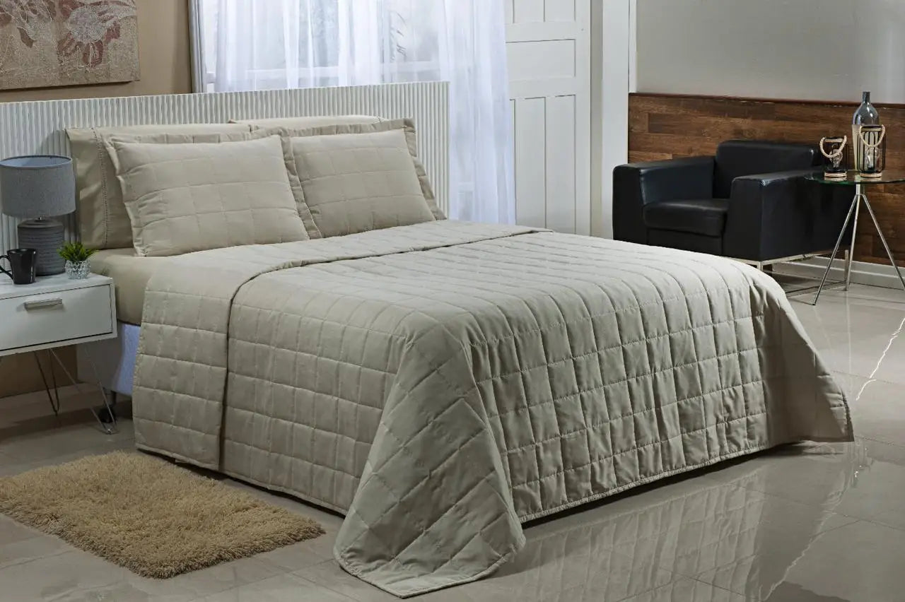 Cobre Leito - Queen - Micro Percal - 700 Fio - 3 Peças