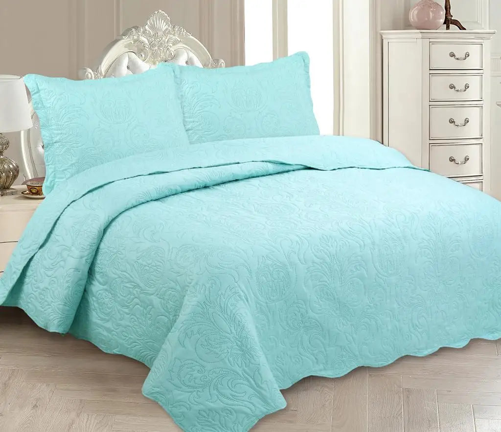 Cobre leito - Casal - Dupla Face - Micro Percal - 3 Peças