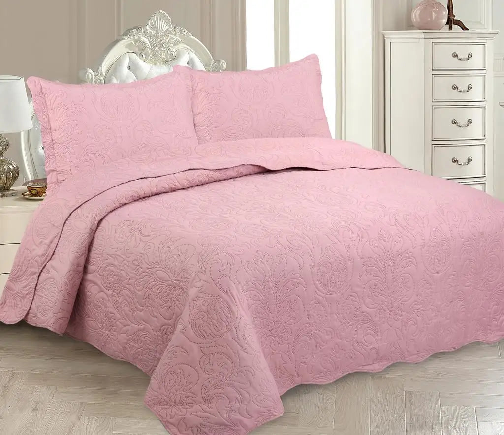 Cobre leito - Casal - Dupla Face - Micro Percal - 3 Peças