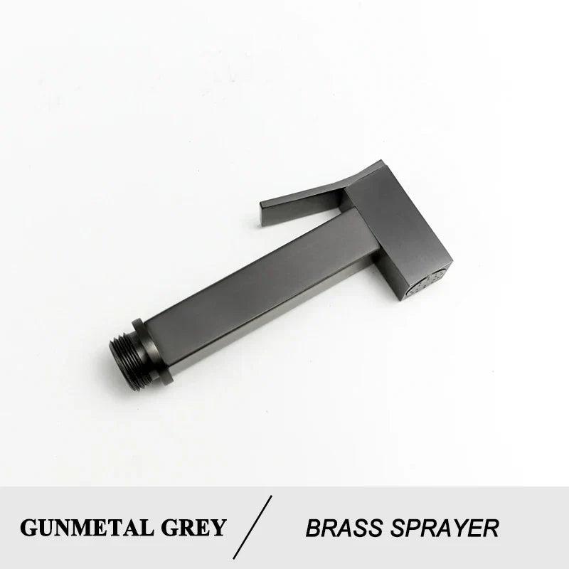 Pulverizador De Banheiro - Portátil Preto - Aço Maciço