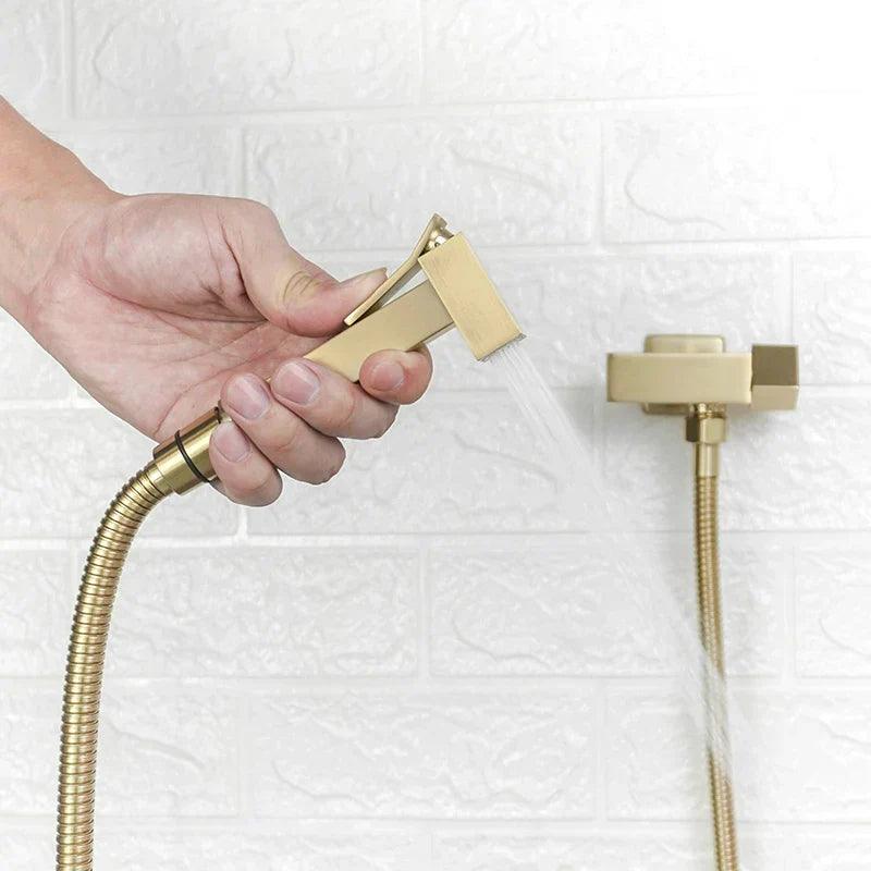 Pulverizador De Banheiro - Portátil Preto - Aço Maciço