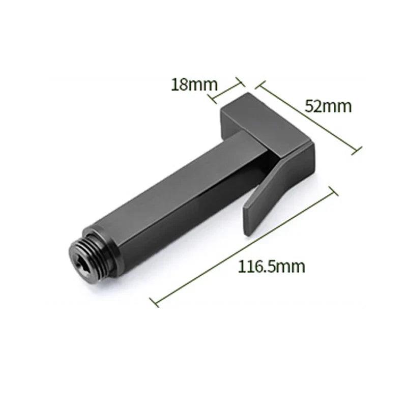 Pulverizador De Banheiro - Portátil Preto - Aço Maciço