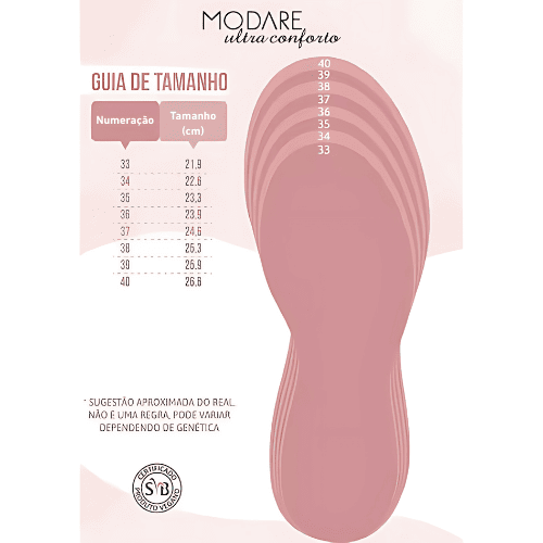 Compre 1 leve 2 - Sandália Modare UltraConfort - Ortopédica - [OFERTA RELÂMPAGO]