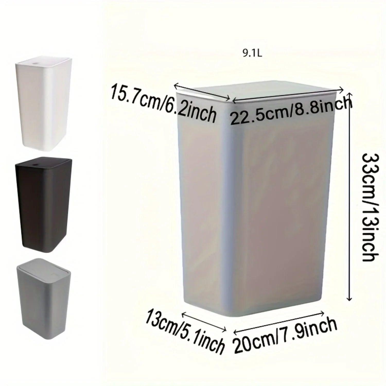 Lixeira Multiuso Antiodor - Capacidade 2.4L