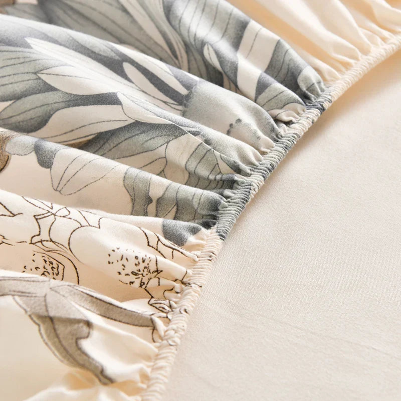 Lençol de Cama com Elástico – Toque Suave, Estilo Simples