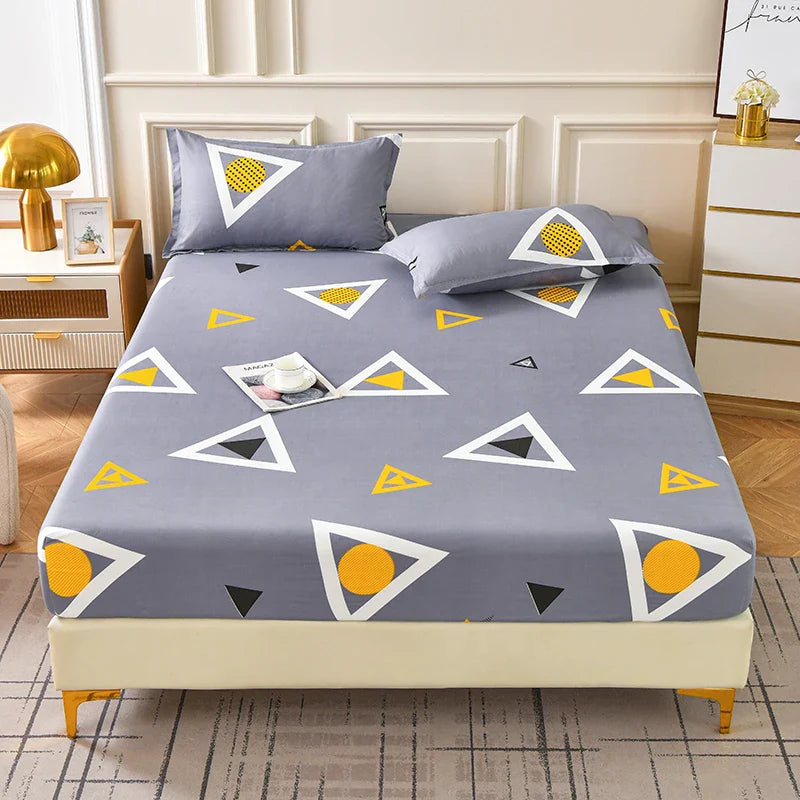 Lençol de Cama com Elástico – Toque Suave, Estilo Simples