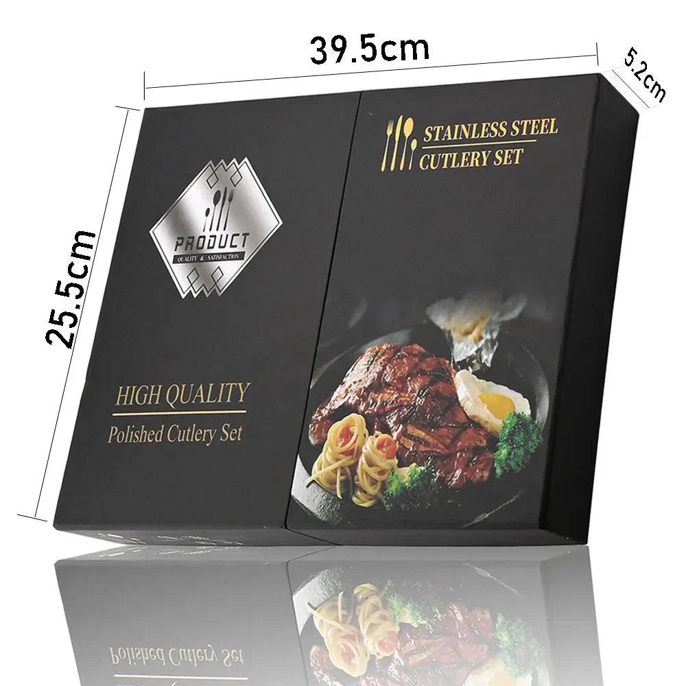 Kit 20 Talheres em aço Inoxidável - Premium