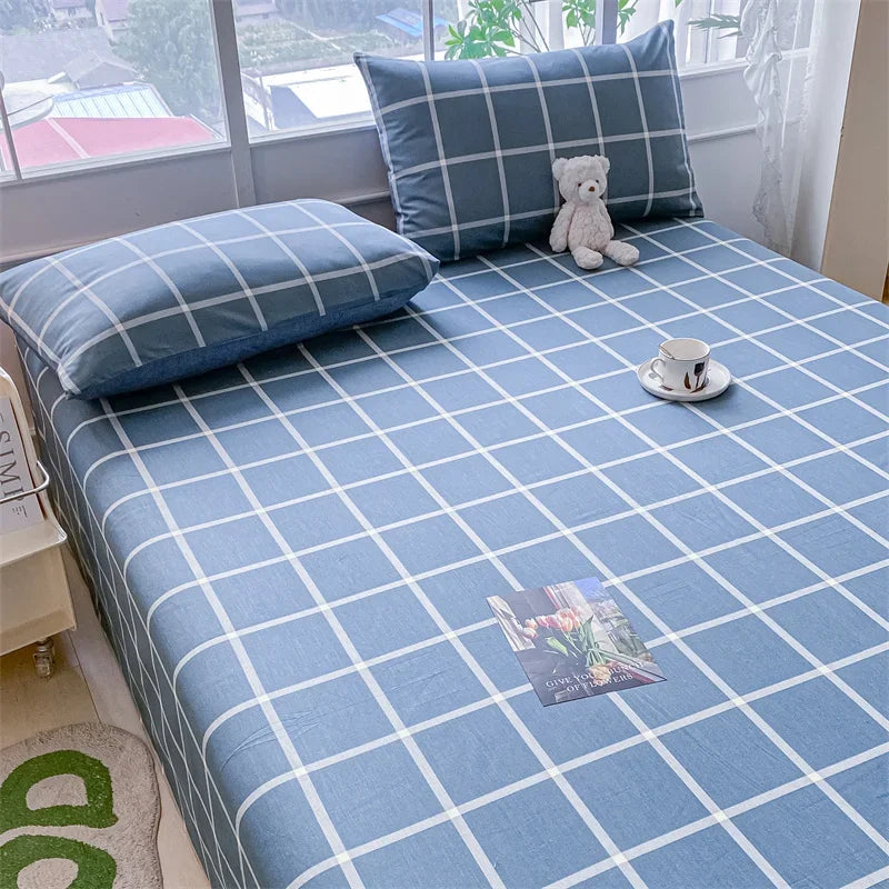 Lençol de Algodão Xadrez Kasa e Co – Estilo e Conforto para sua Cama