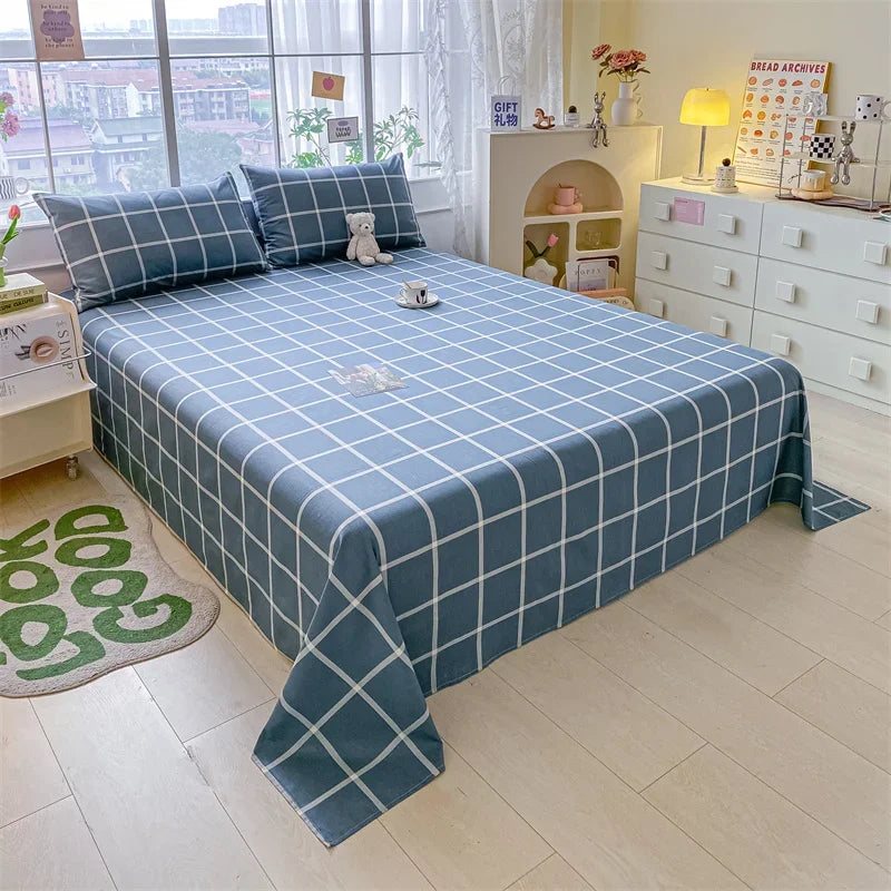 Lençol de Algodão Xadrez Kasa e Co – Estilo e Conforto para sua Cama