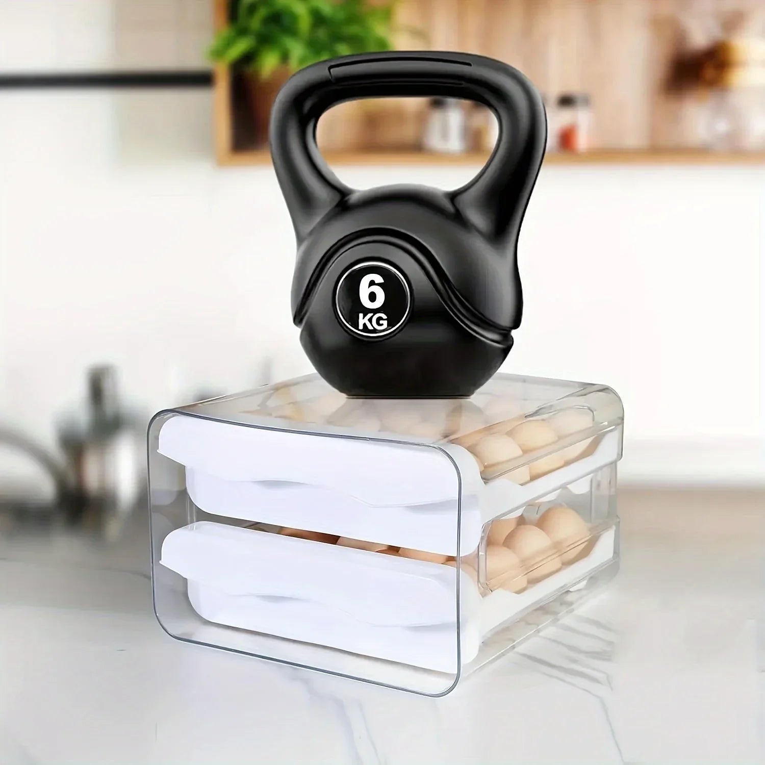 Duplo Gaveteiro Organizador Porta ovos