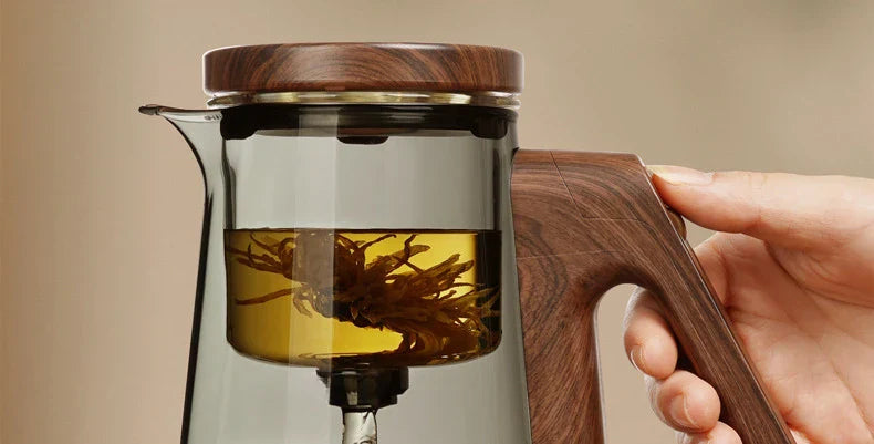 Bule de Vidro com Infusor - Para Cafés e Chás