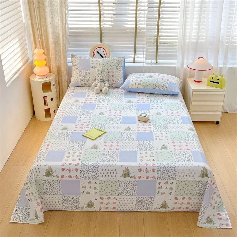 Lençol de Algodão Xadrez Kasa e Co – Estilo e Conforto para sua Cama