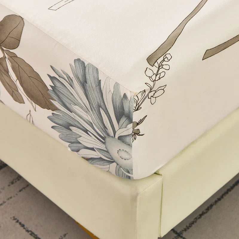 Lençol de Cama com Elástico – Toque Suave, Estilo Simples