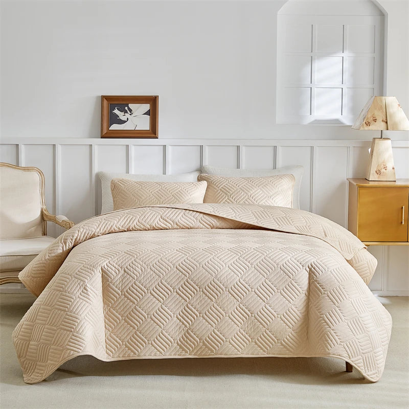 Cobre Leite - Matelado - Impermeável - Algodão - 3 Peças