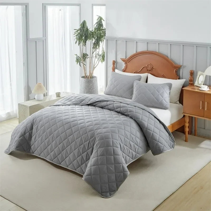 Cobre Leito - Matelado & Acolchado - 400 Fio - 3 Peças